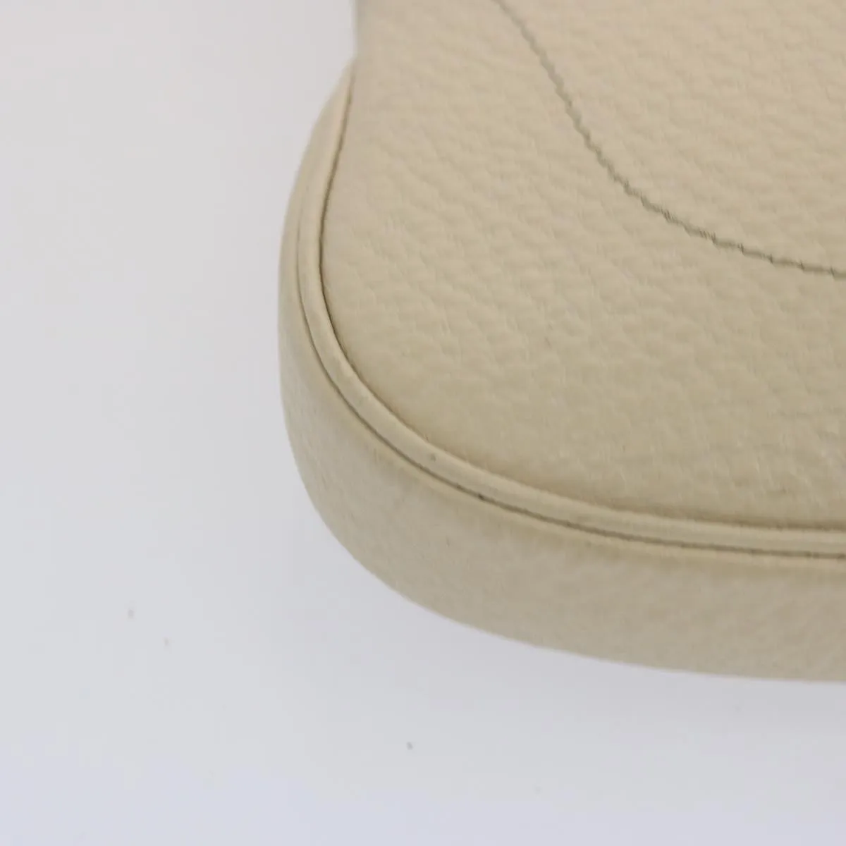 GUCCI Jackie Shoulder Bag Leather White 137335 fm3194