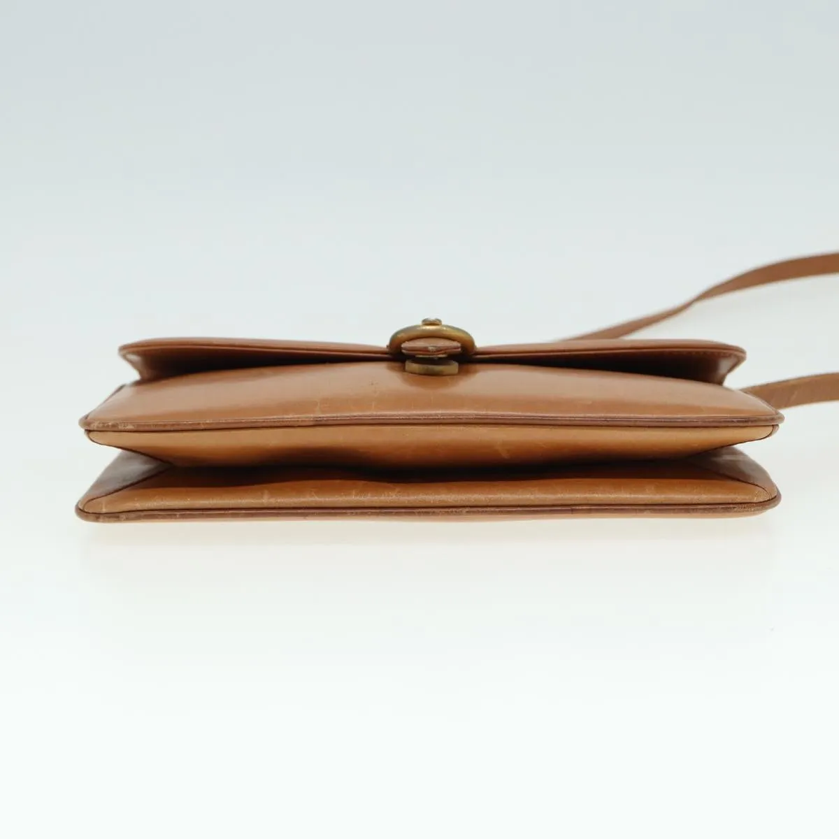 GUCCI Shoulder Bag Leather Brown 79733