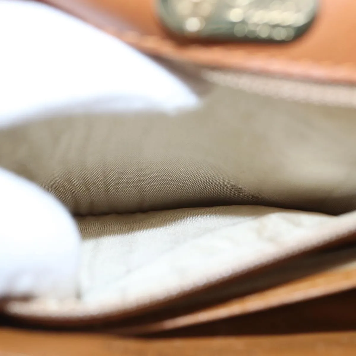 GUCCI Shoulder Bag Leather Brown 79733