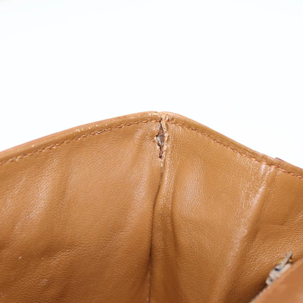 GUCCI Shoulder Bag Leather Brown 79733