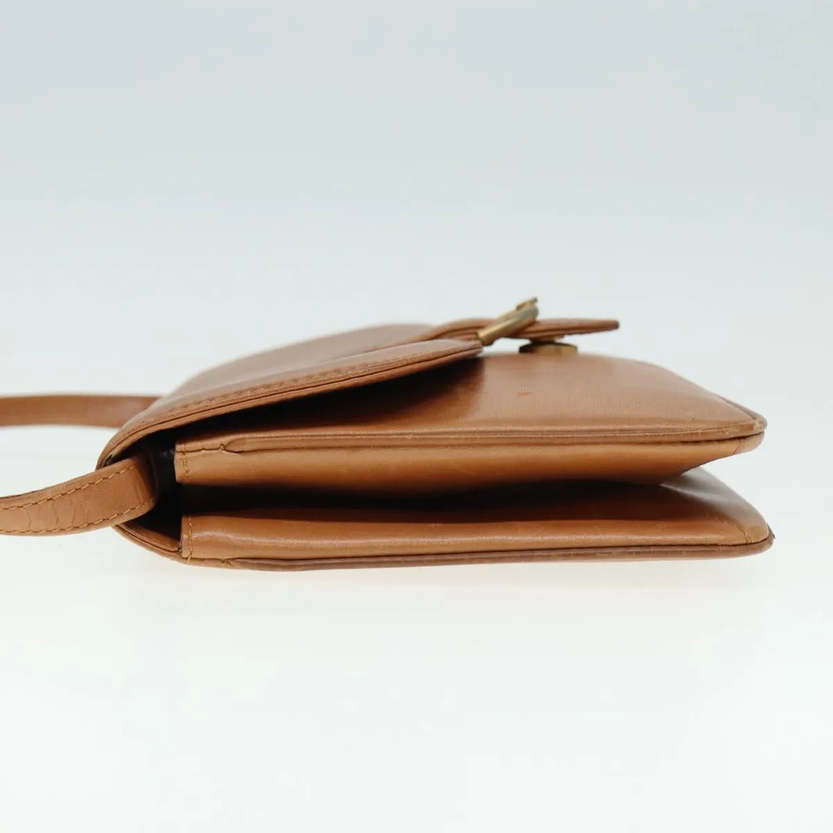GUCCI Shoulder Bag Leather Brown 79733