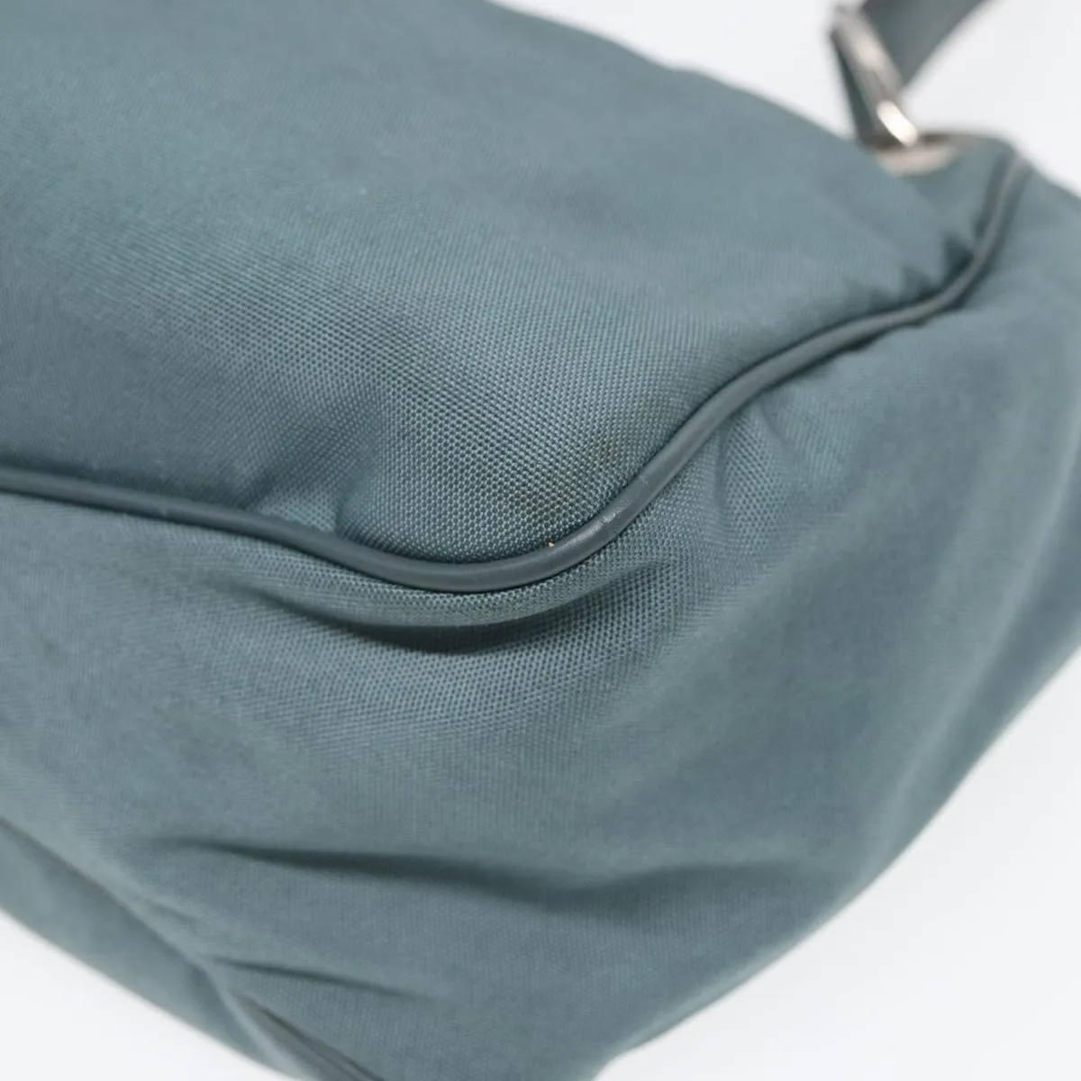 GUCCI Shoulder Bag Nylon Outlet Light Blue 244342 83813