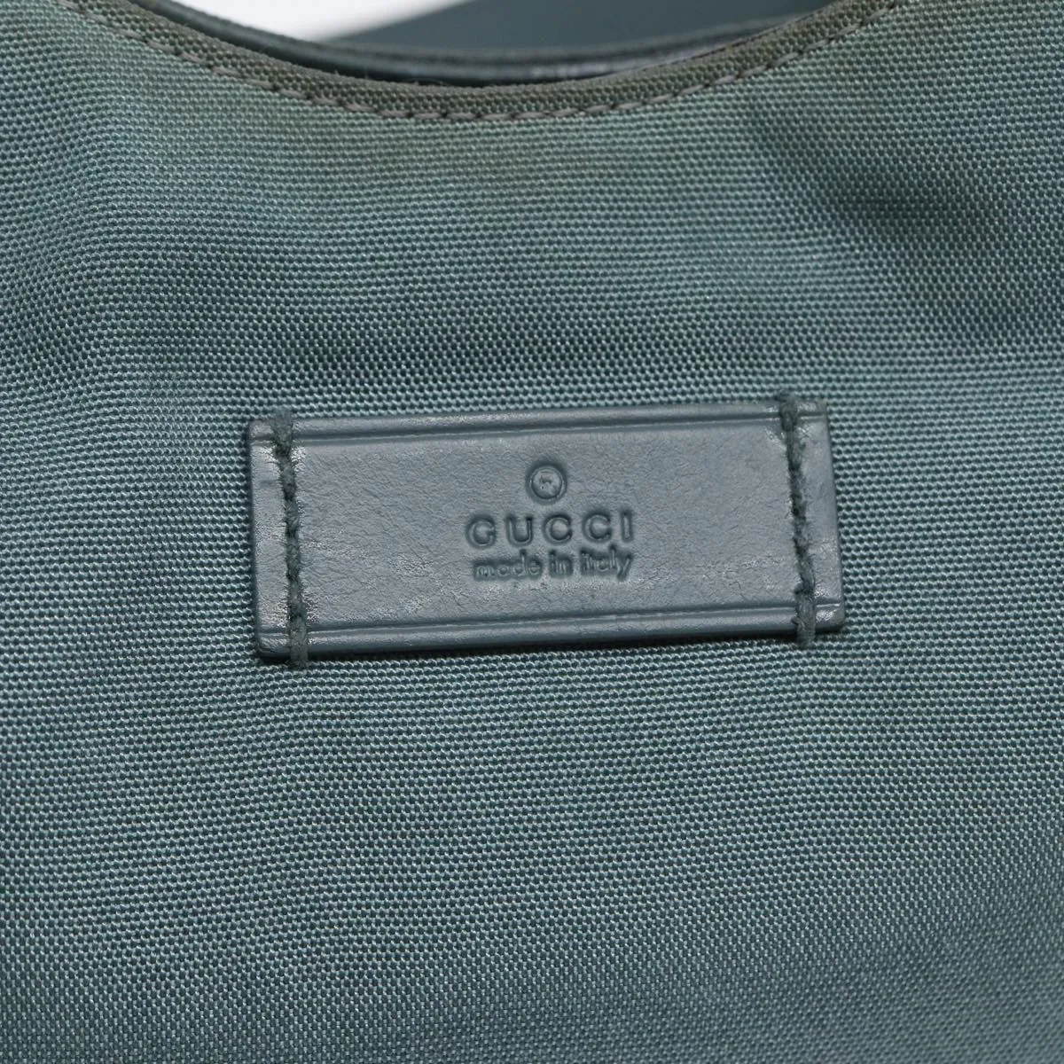 GUCCI Shoulder Bag Nylon Outlet Light Blue 244342 83813