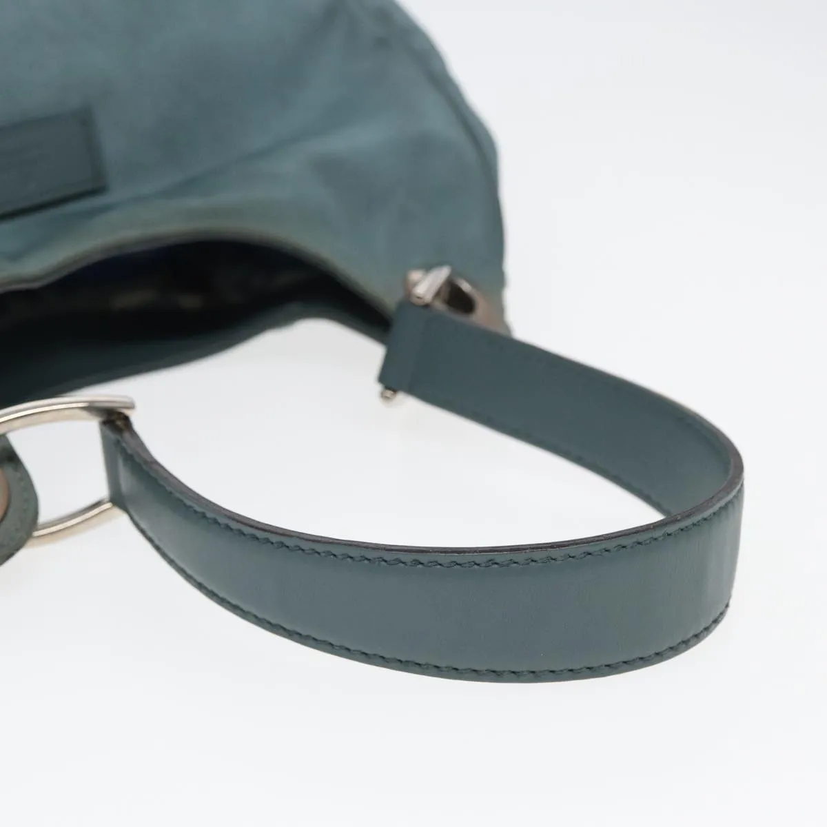 GUCCI Shoulder Bag Nylon Outlet Light Blue 244342 83813