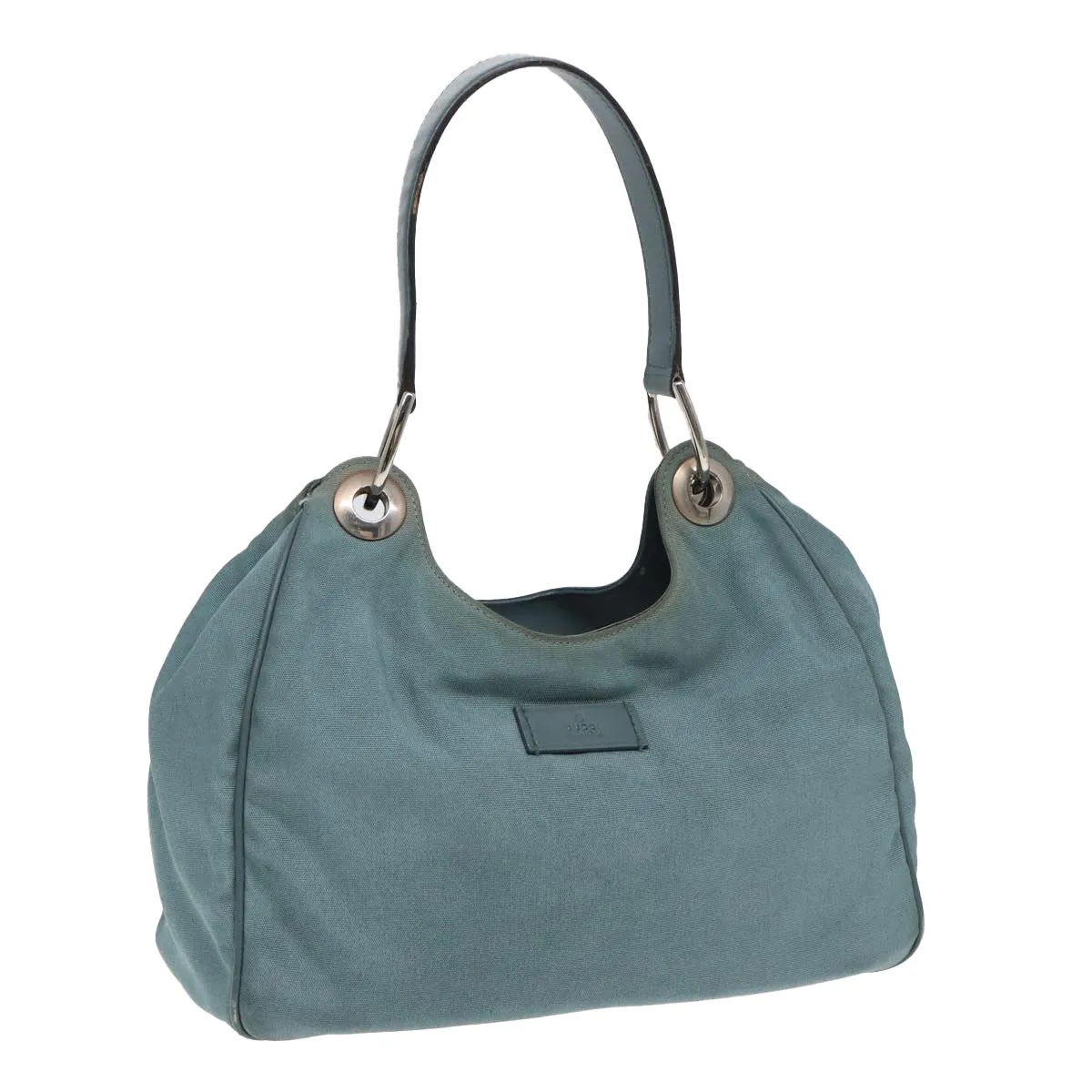 GUCCI Shoulder Bag Nylon Outlet Light Blue 244342 83813