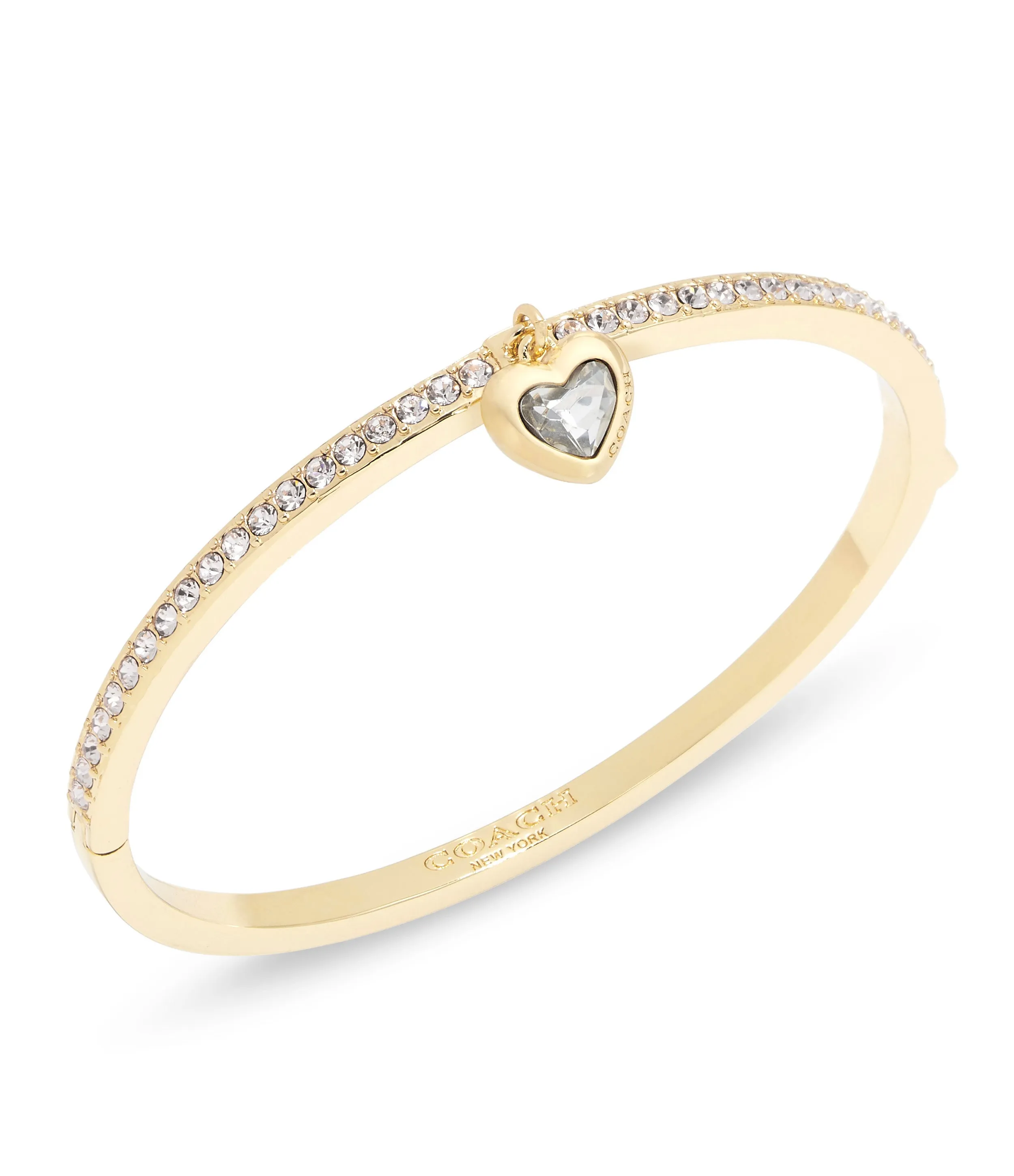 Heart Charm Bangle