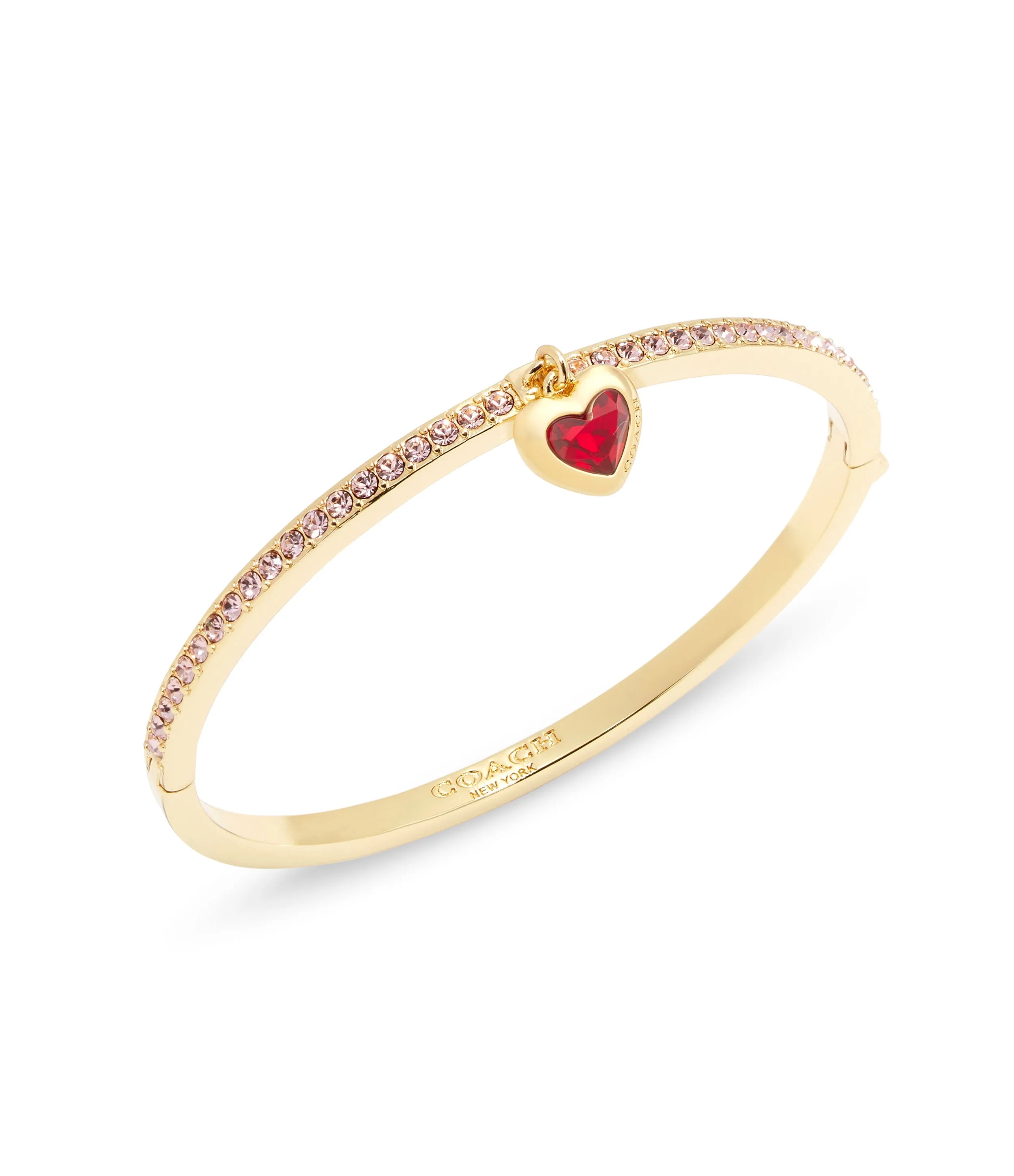 Heart Charm Bangle