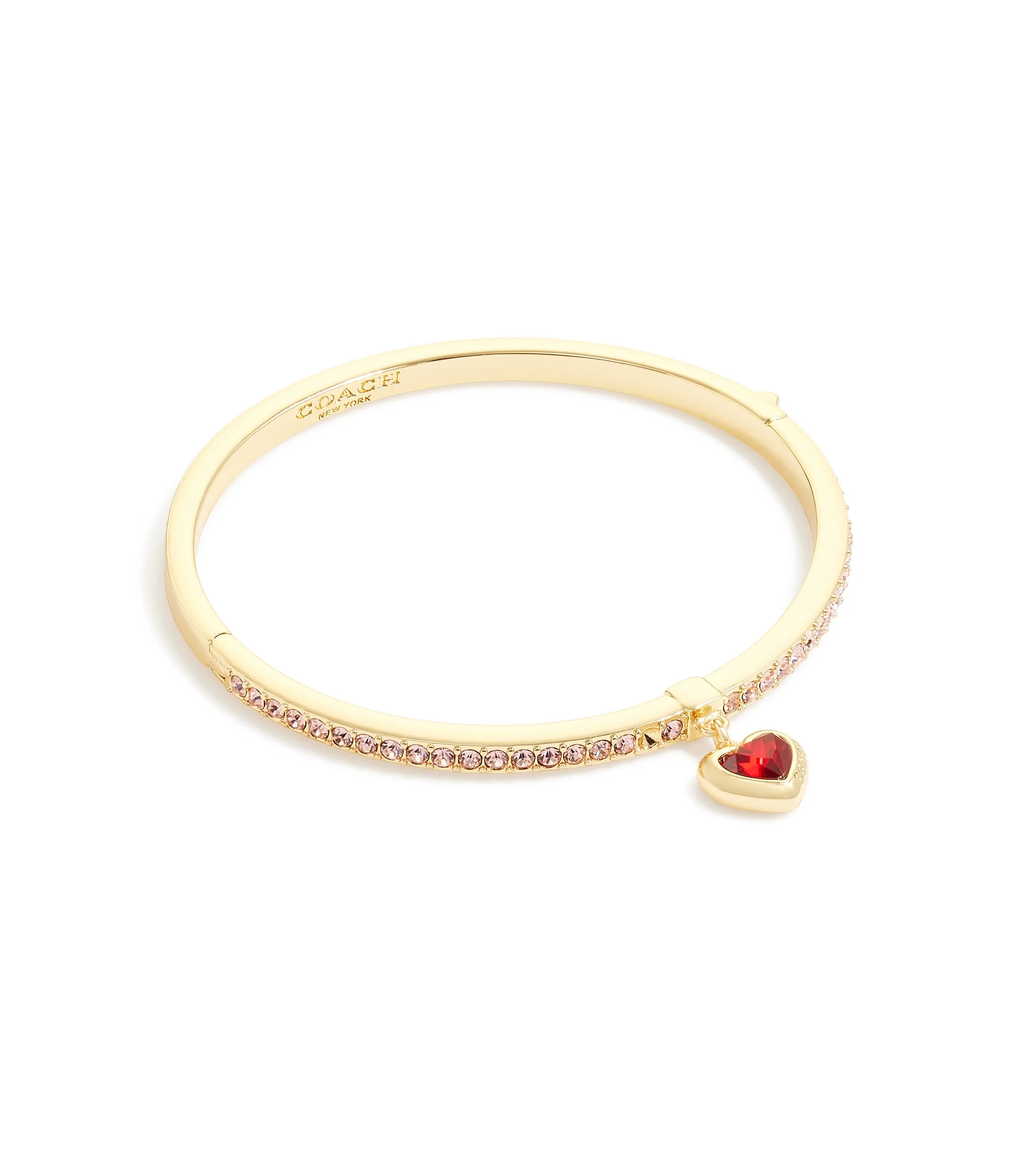 Heart Charm Bangle
