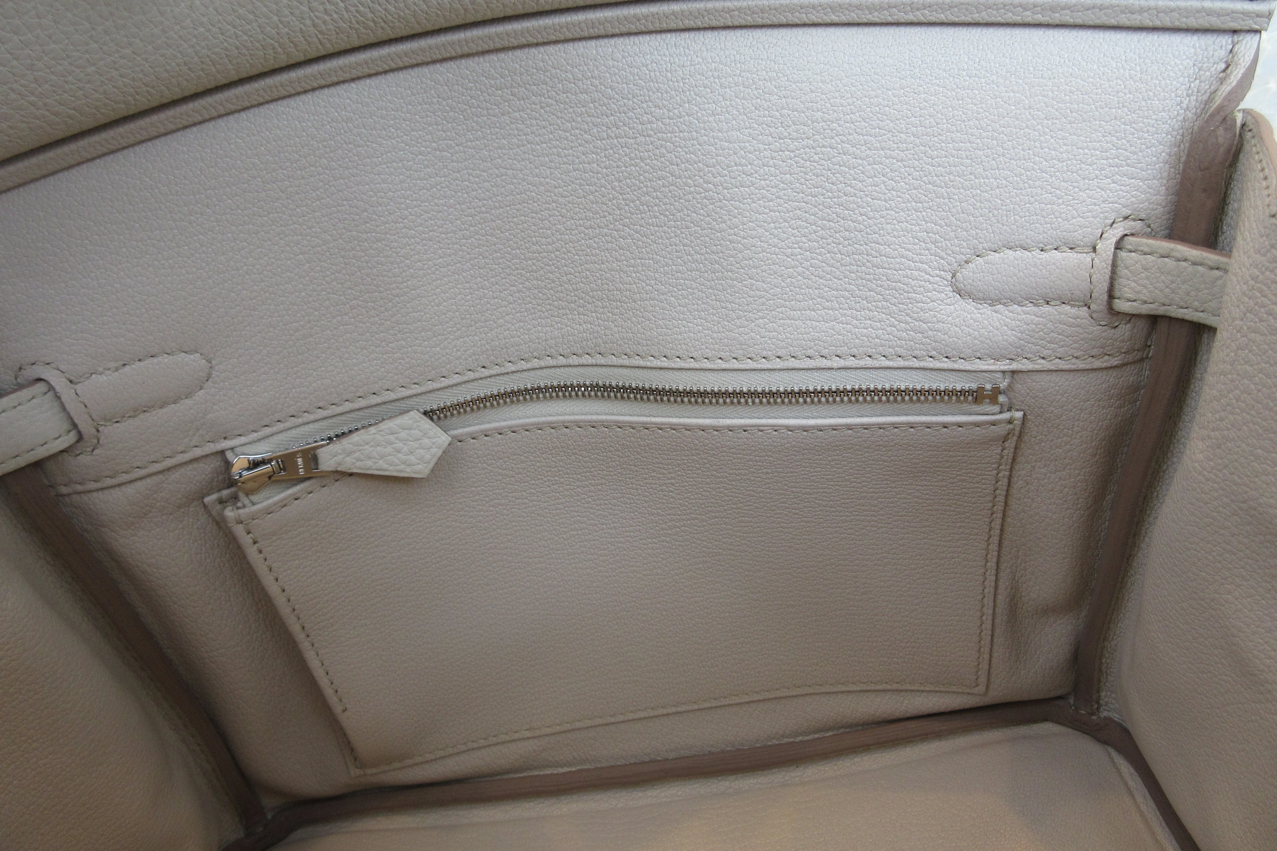 HERMES／エルメス バーキン25 トゴ ベトン U刻印 ハンドバッグ 600110088