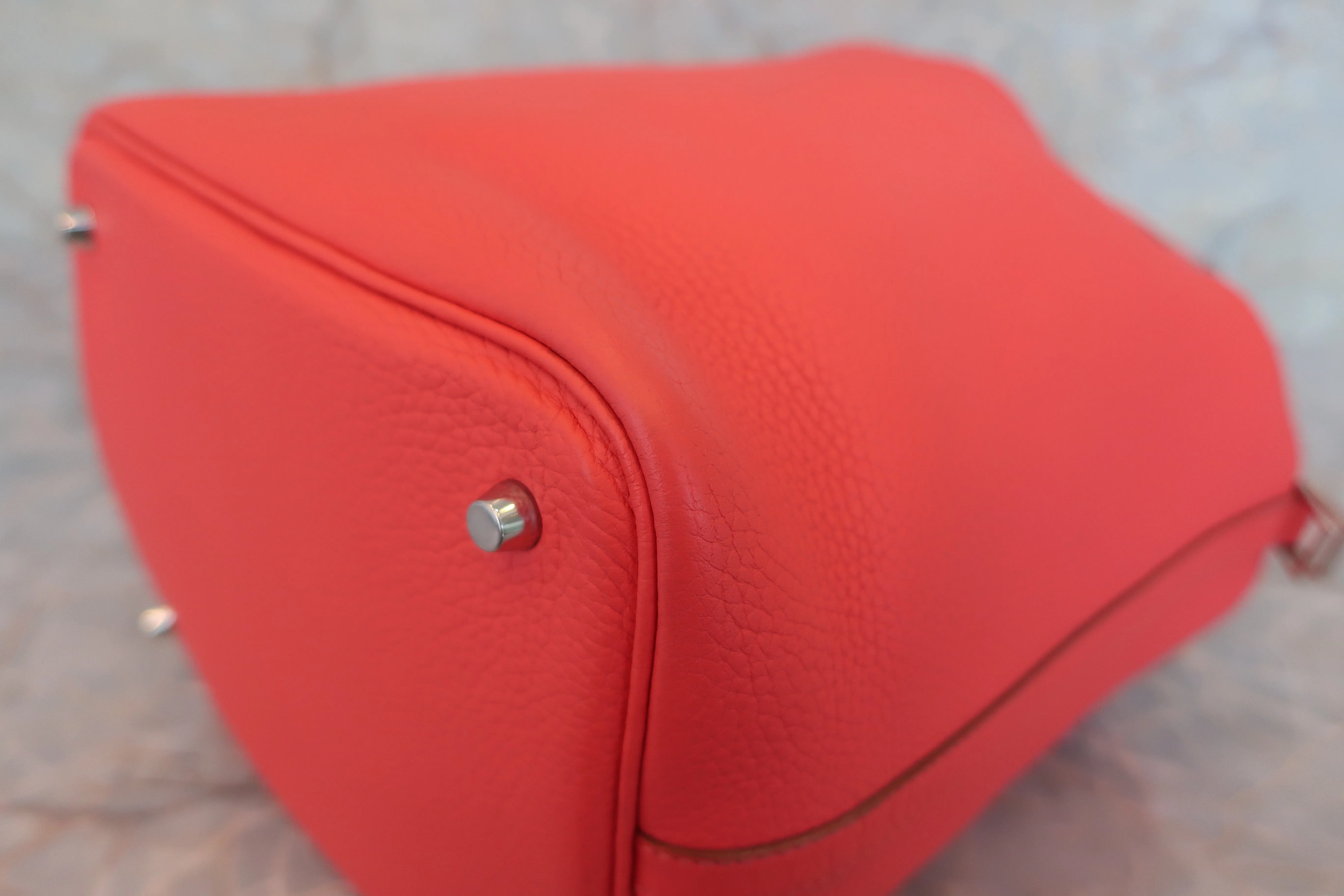 HERMES／エルメス ピコタンロックＭＭ トリヨンクレマンス ローズジャイプール □R刻印 ハンドバッグ 600050038