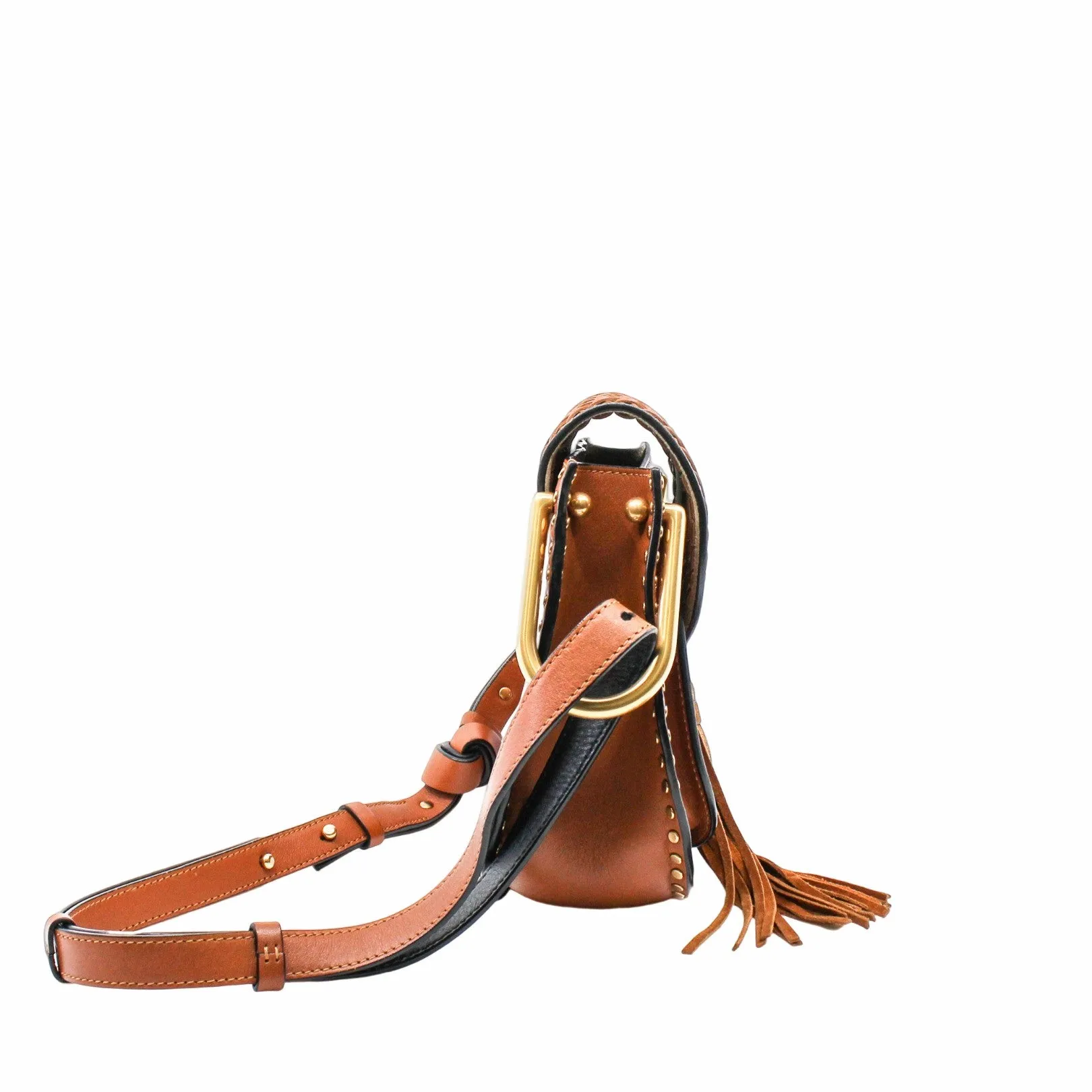 hudson shoulder bag small brown ghw