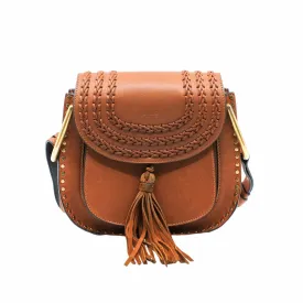 hudson shoulder bag small brown ghw