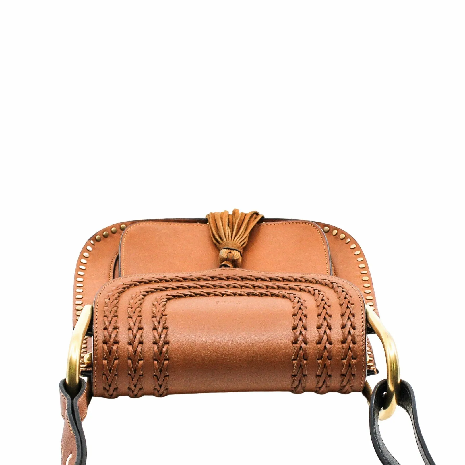 hudson shoulder bag small brown ghw