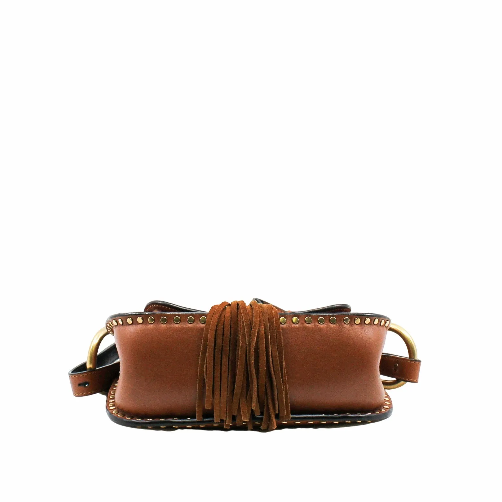 hudson shoulder bag small brown ghw