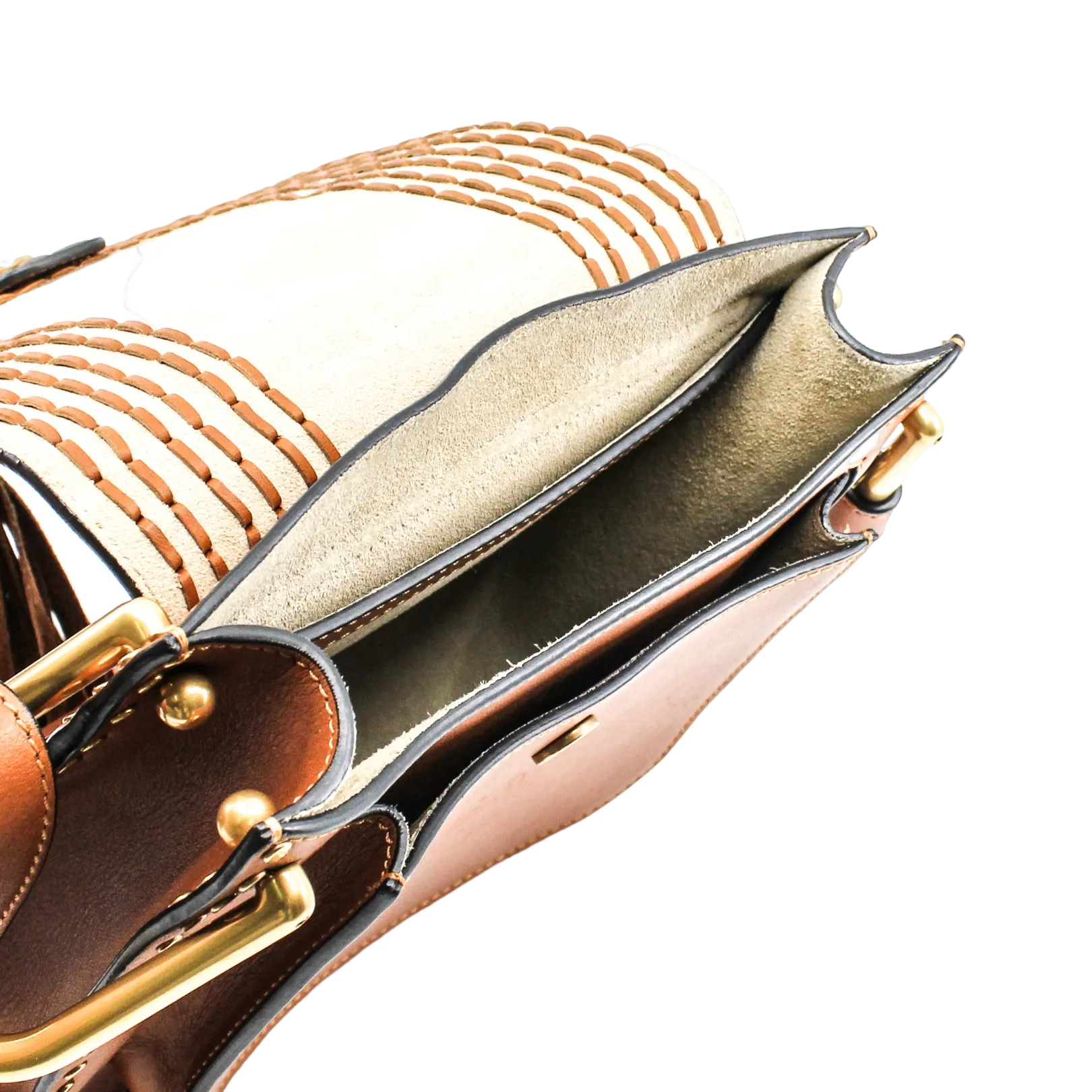 hudson shoulder bag small brown ghw