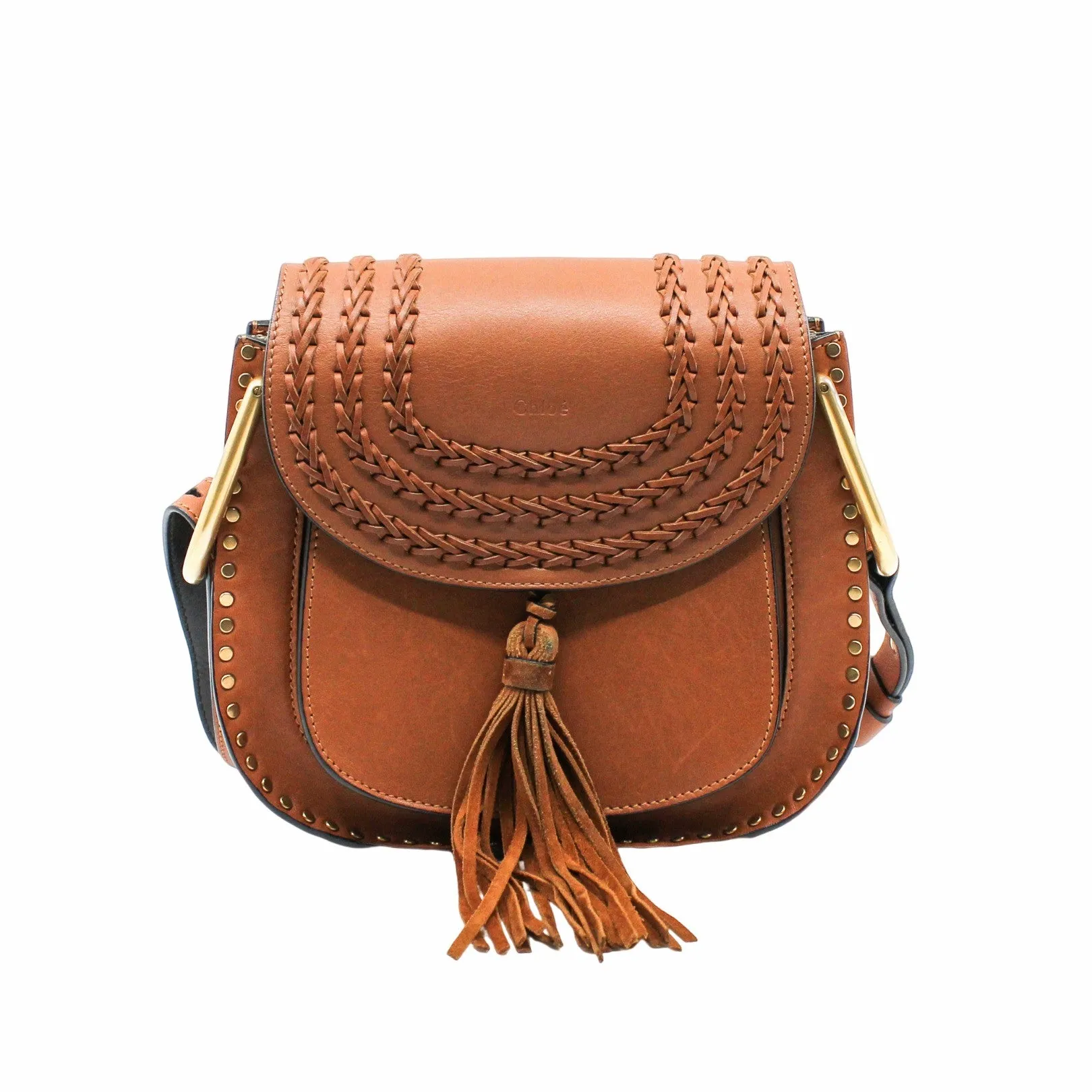hudson shoulder bag small brown ghw