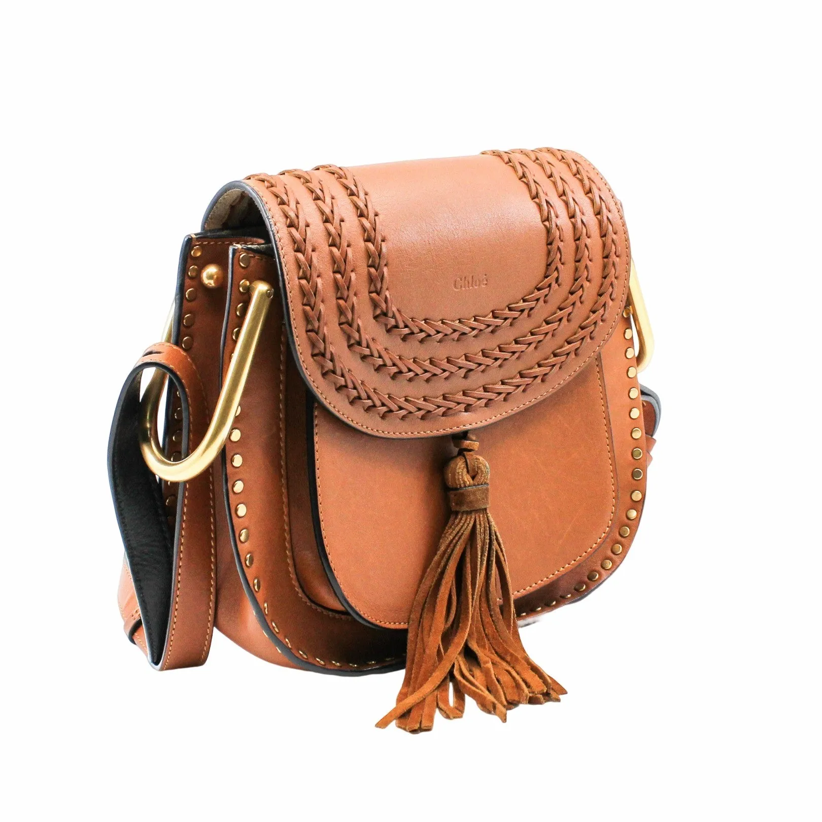hudson shoulder bag small brown ghw