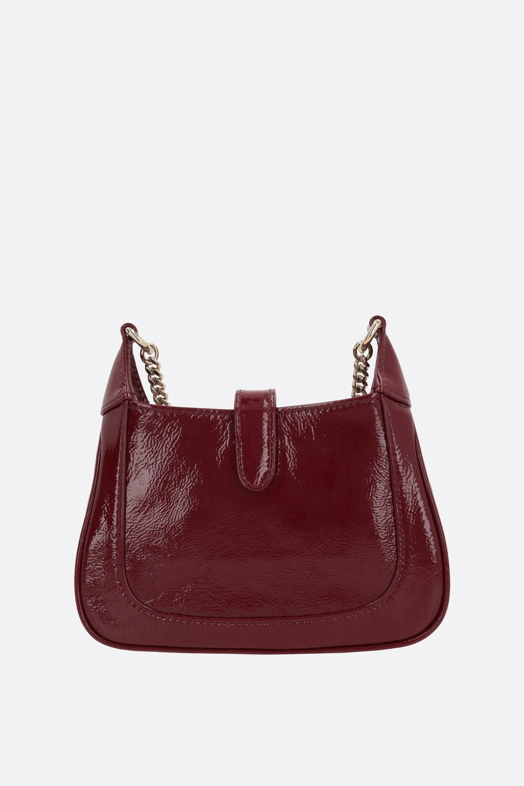 Jackie Notte Mini Patent Leather Crossbody Bag
