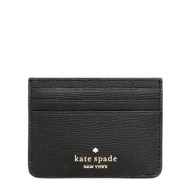 Kate Spade accessory card case WLR00547 black Darcy leather small slim card holder