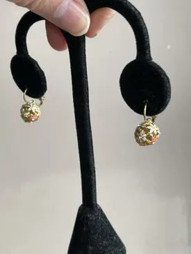 Kate Spade Circle floral Earrings