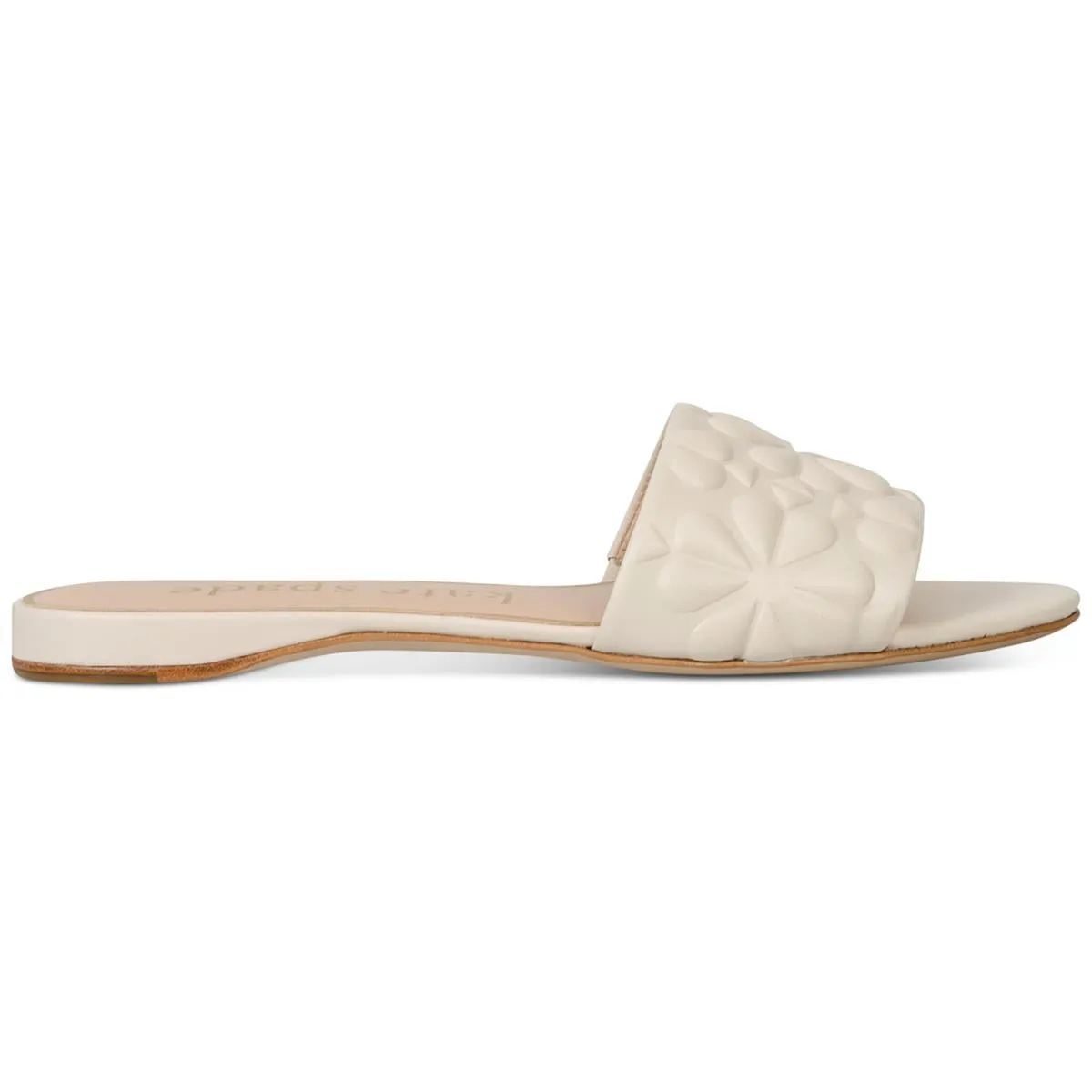 Kate Spade New York Womens Emmie Leather Slip-On Slide Sandals