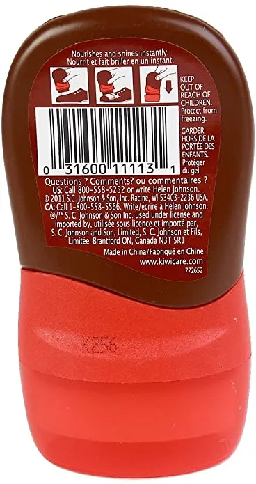 Kiwi Express No Buff Cream Polish |  Brown