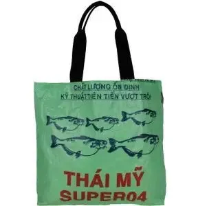 Kiwi Fish Recycled Tote