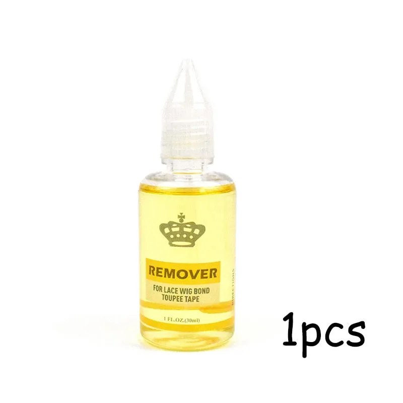 Lace Wig Glue Hair Replacement Adhesive 1.3oz 38ml and Wig Glue Remover 1oz 30ml Combine for Lace Front Wig Hair Extensions
