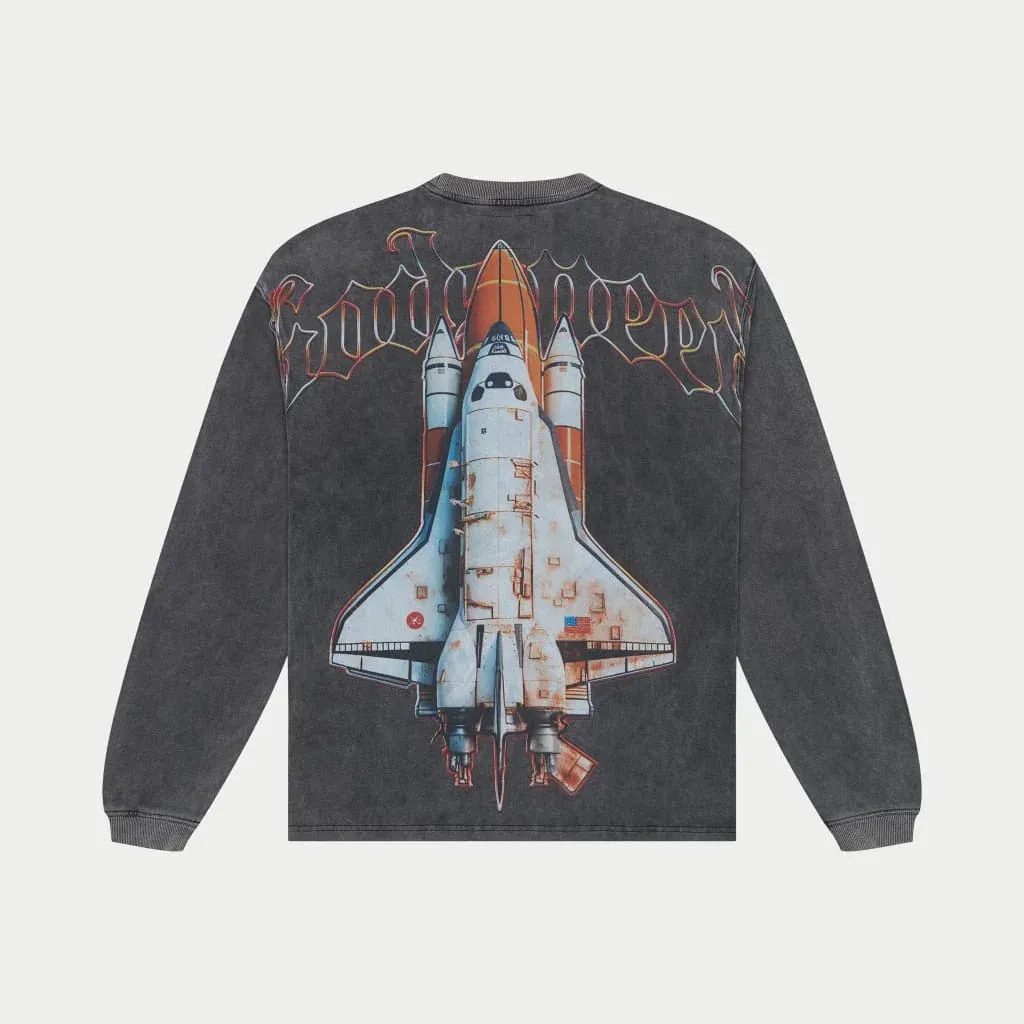 Lift Off LS T-Shirt (Grey Wash) - GLOLSTEEGW