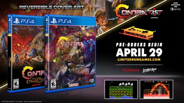 LIMITED RUN #446: CONTRA ANNIVERSARY COLLECTION (PS4)