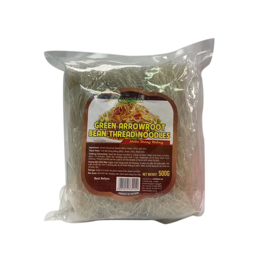 Longdan Green Arrowroot Bean Thread Noodle 1.2mm 500g
