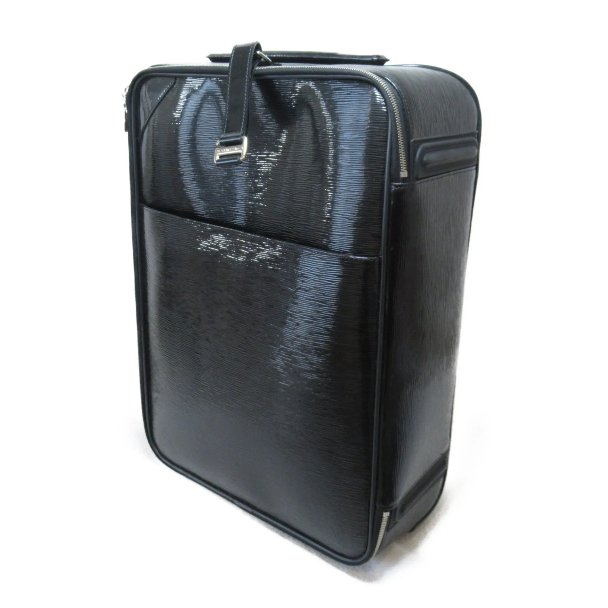 LOUIS VUITTON Pegas 55 carry bag Black Black Patent leather Epi Electric M4035N
