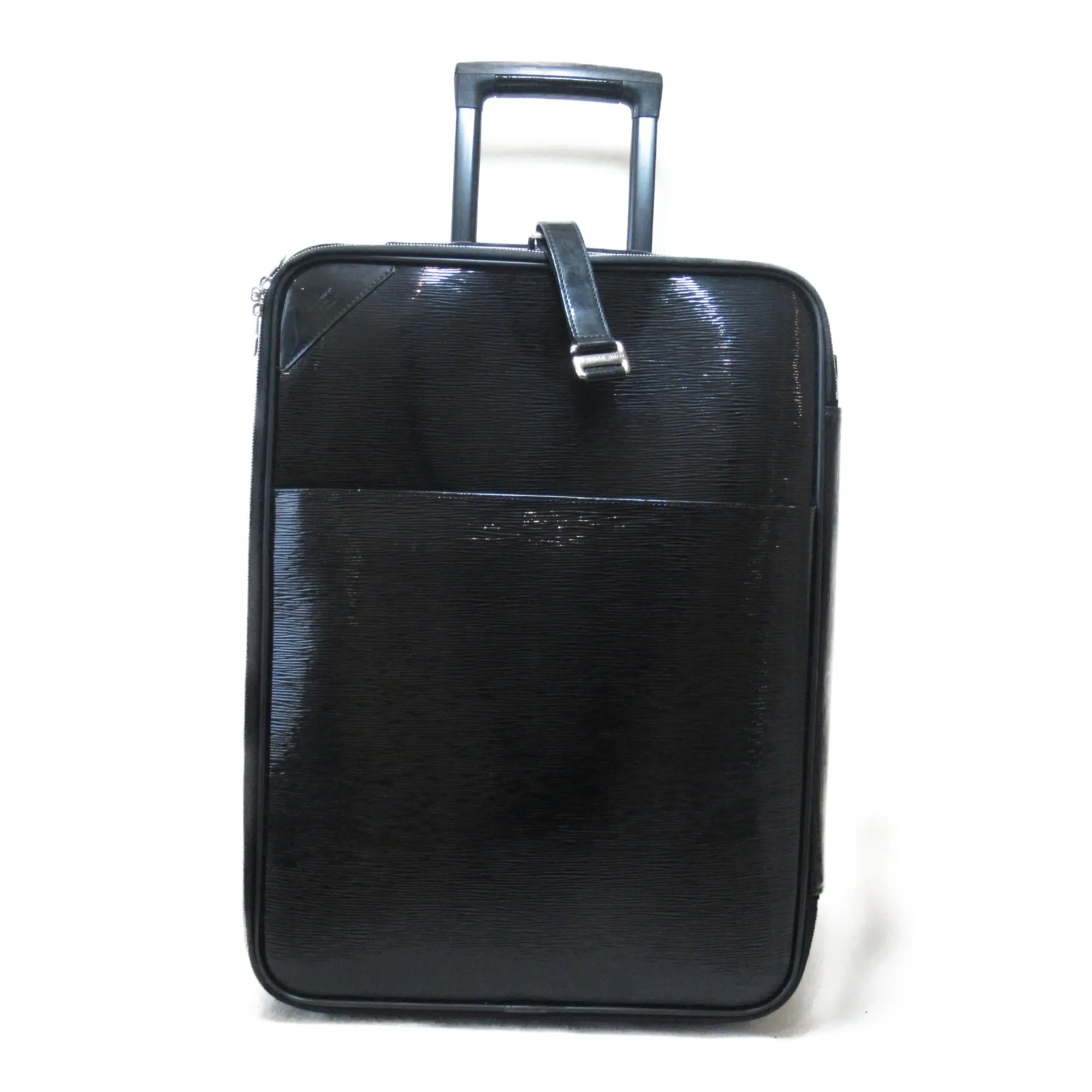 LOUIS VUITTON Pegas 55 carry bag Black Black Patent leather Epi Electric M4035N