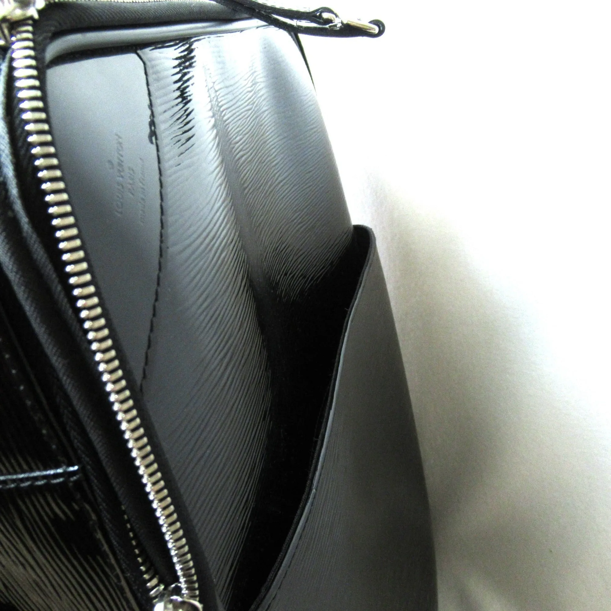LOUIS VUITTON Pegas 55 carry bag Black Black Patent leather Epi Electric M4035N