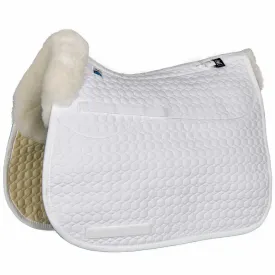 Mattes Platinum Sheepskin Square Pad