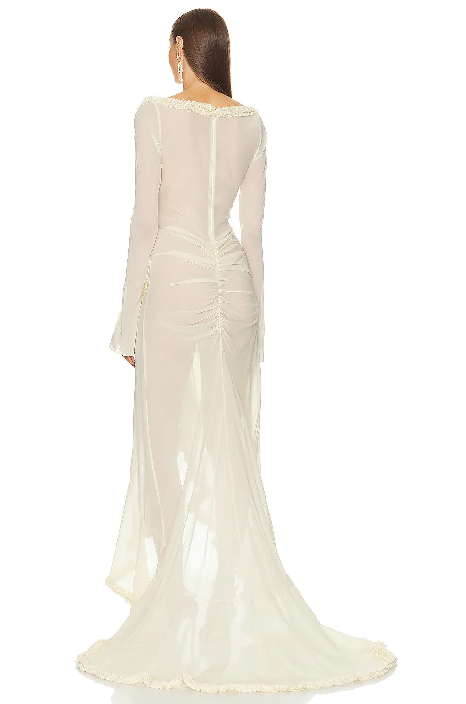 MEDUSA HILMA GROWN MAXI DRESS - Beige