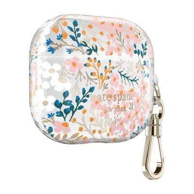 Open Box - Kate Spade New York Protective AirPods (3rd gen) - Multi Floral/Rose/Pacific Green/Clear/Gold Foil