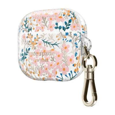Open Box - Kate Spade New York Protective AirPods (3rd gen) - Multi Floral/Rose/Pacific Green/Clear/Gold Foil
