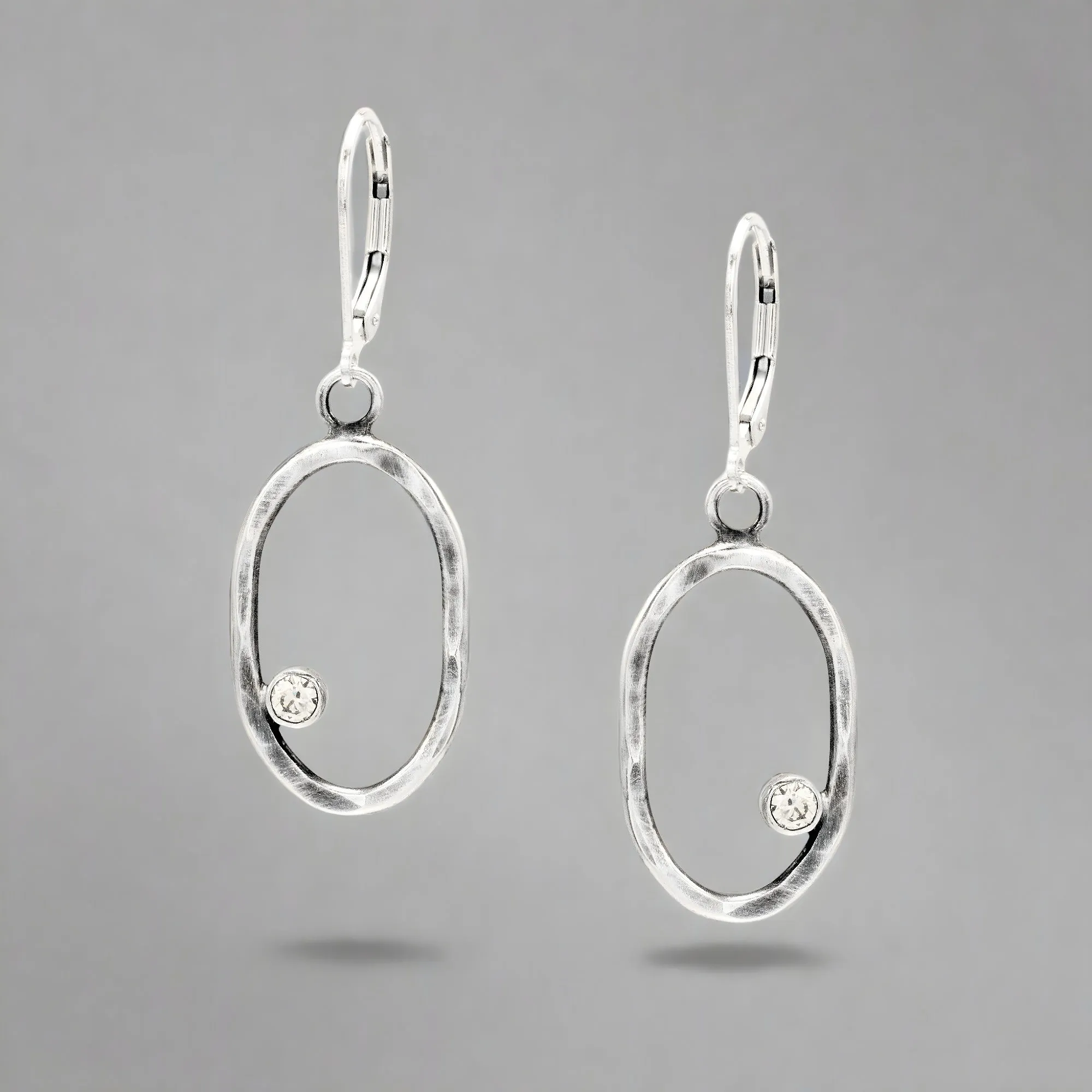 Oval Sparkle Earring