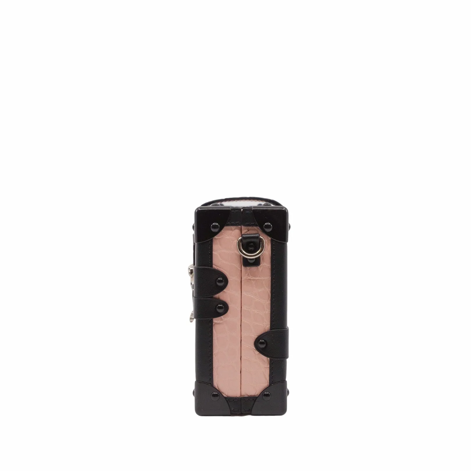 PETITE MALLE CROCODILE PINK PHW