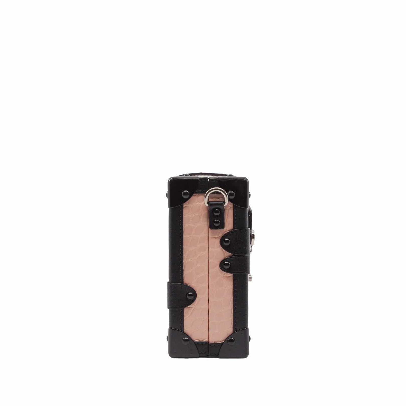 PETITE MALLE CROCODILE PINK PHW