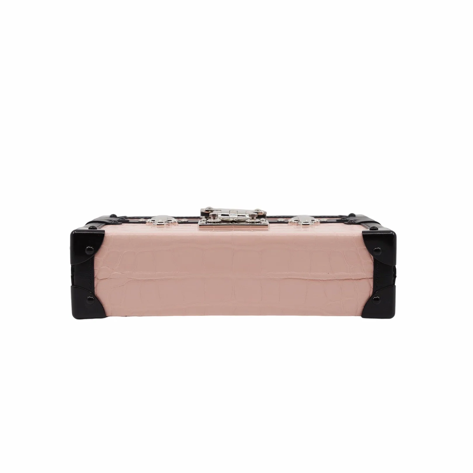 PETITE MALLE CROCODILE PINK PHW