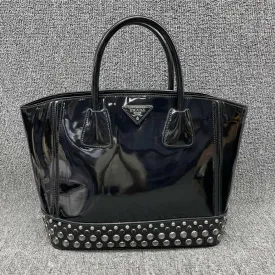 Prada Patent Leather Tote Bag
