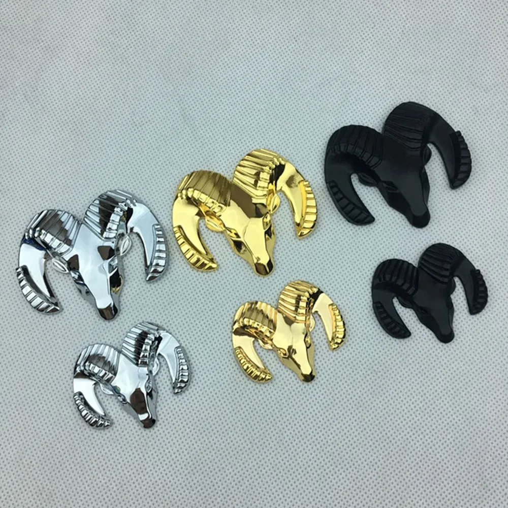RAM Head Emblem 3D Metal Sticker For Dodge RAM | 1Pc