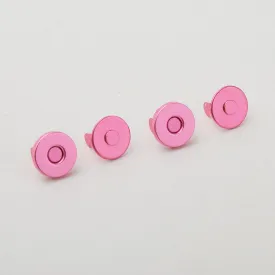 Sallie Tomato Tula Pink 1/2" 2mm Magnetic Snap - Set of Two Pink
