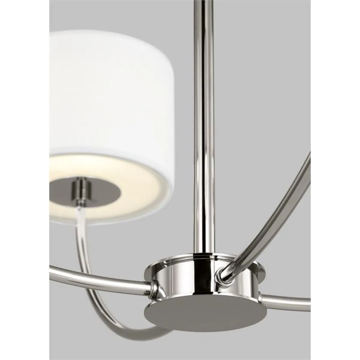 Sawyer 32 in. 4 Lights Chandelier Polished Nickel finish