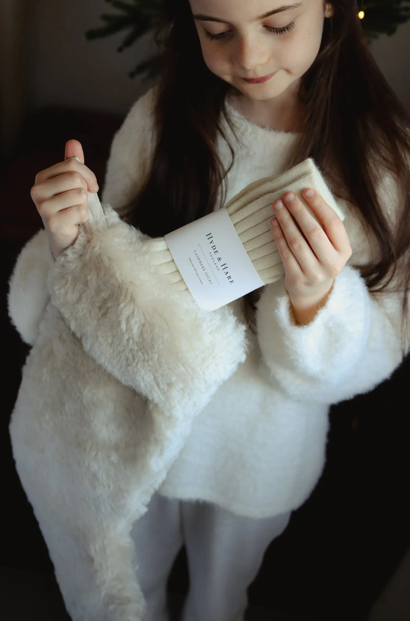 Sheepskin Stocking - Cream