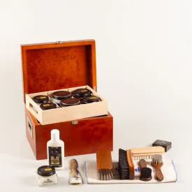 Shoe care valet Saphir Deluxe  - burlwood
