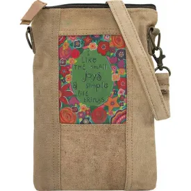 Simple Life Modern Vintage Canvas Crossbody Bag