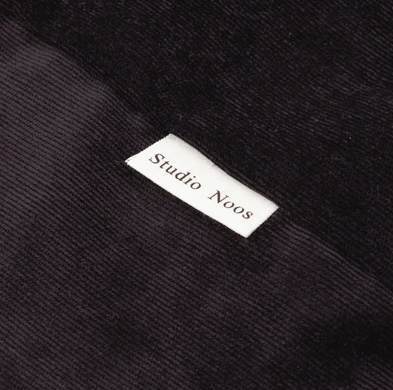 Studio Noos mom-bag all black rib